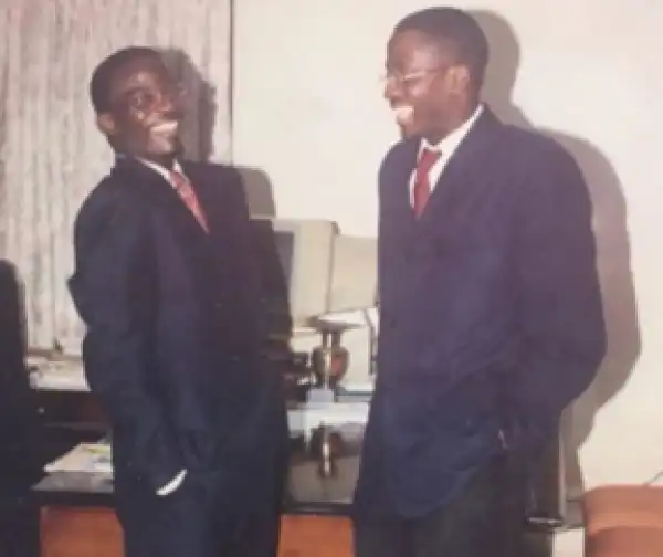 Throwback Photo Of Desmond Elliot And John Njamah